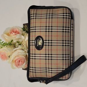 Authentic Burberry vintage wristlet